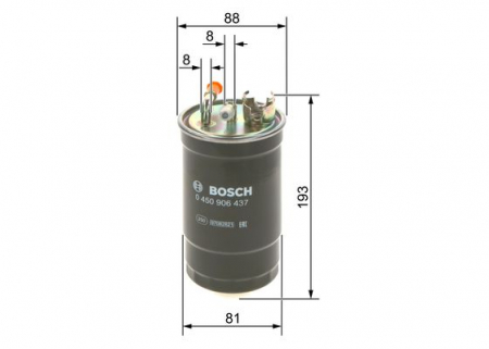 Filtru combustibil BOSCH 0 450 906 437 [1]