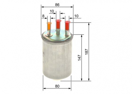 Filtru combustibil BOSCH 0 450 906 508 [4]