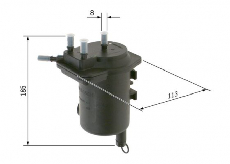Filtre combustibil - Filtru combustibil BOSCH 0 450 907 011