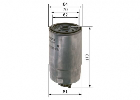 Filtru combustibil BOSCH F 026 402 048 [1]