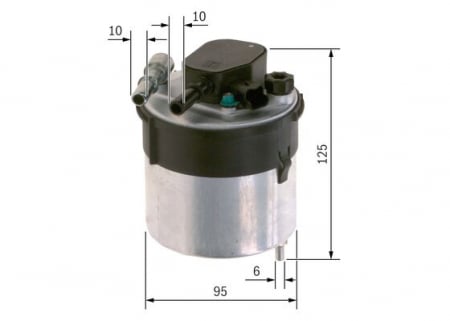 Piese auto - Filtru combustibil BOSCH F 026 402 204