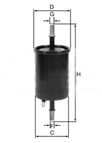 Filtre - Filtru combustibil UNIFLUX XB311