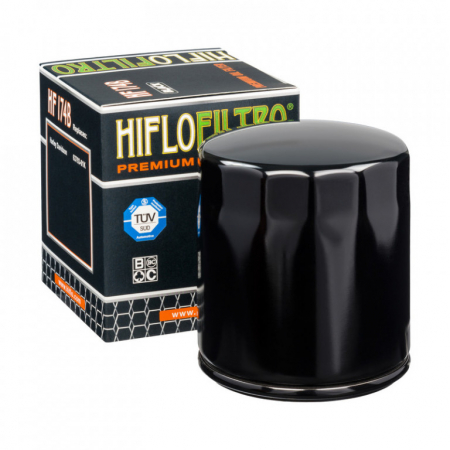 Filtru ulei moto - Filtru de ulei HIFLOFILTRO HF174B Negru
