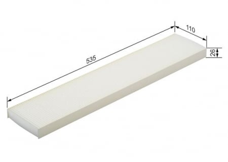 Filtre habitaclu - Filtru habitaclu BOSCH 1 987 432 028