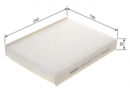 Filtre habitaclu - Filtru habitaclu BOSCH 1 987 432 087