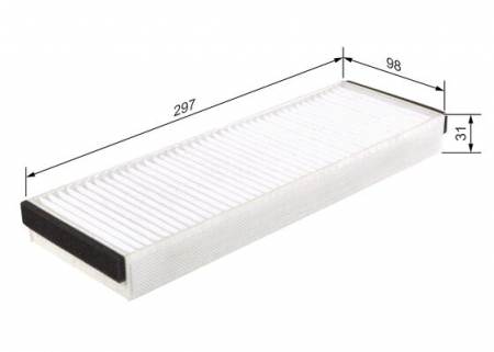 Filtru habitaclu BOSCH 1 987 432 122 [1]