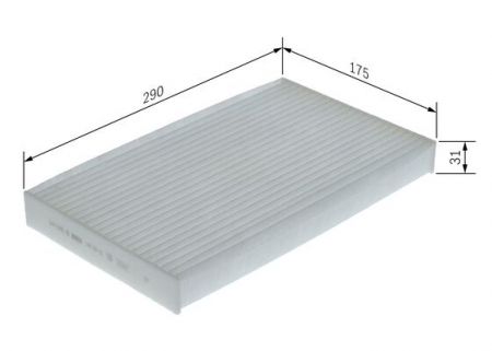Filtru habitaclu BOSCH 1 987 435 132 [4]
