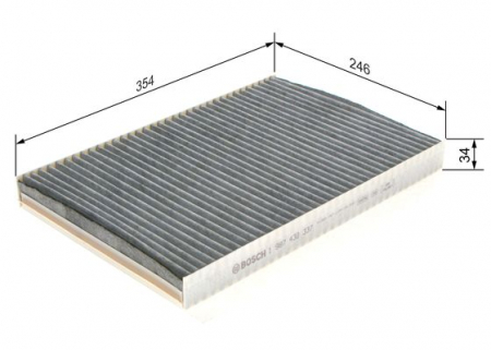 Filtru habitaclu C.A. BOSCH 1 987 432 337 [2]
