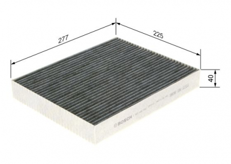 Filtru habitaclu C.A. BOSCH 1 987 435 552 [2]