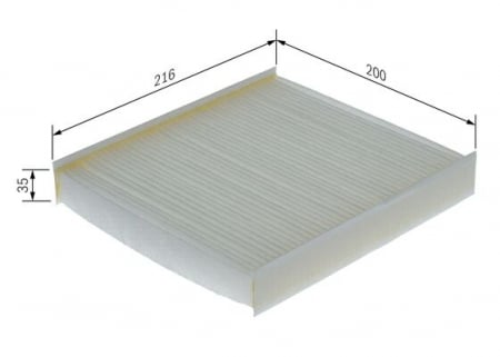 Filtru habitaclu log. ii BOSCH 1 987 435 011 [1]