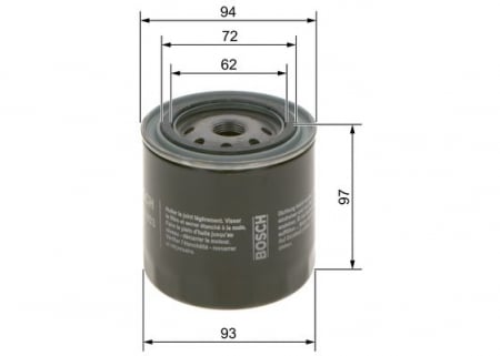 Filtre ulei - Filtru ulei BOSCH 0 986 452 003