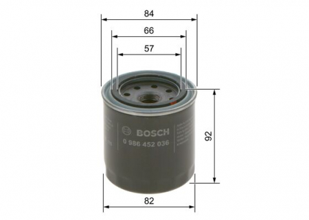Filtru ulei BOSCH 0 986 452 036 [4]