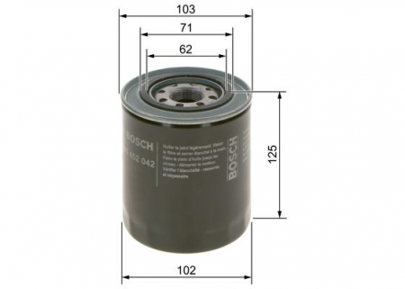 Filtru ulei BOSCH 0 986 452 042 [3]