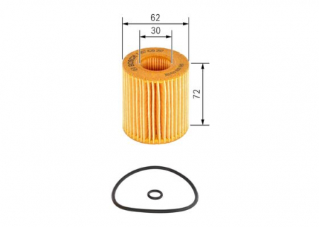 Filtre ulei - Filtru ulei BOSCH 1 457 429 257