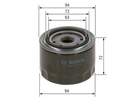 Filtre ulei - Filtru ulei BOSCH F 026 407 024