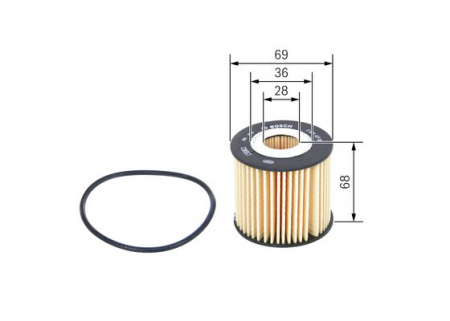Filtru ulei BOSCH F 026 407 093 [1]