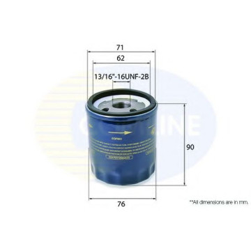 Filtre - Filtru ulei COMLINE EOF003