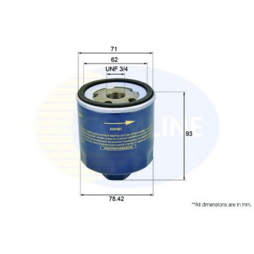 Filtre - Filtru ulei COMLINE EOF061