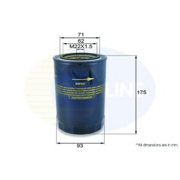 Filtre - Filtru ulei COMLINE EOF223
