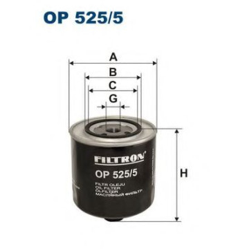 Filtre - Filtru ulei FILTRON OP525/5