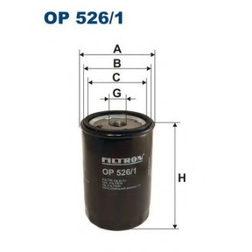 Filtre - Filtru ulei FILTRON OP526/1