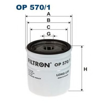 Filtre - Filtru ulei FILTRON OP570/1