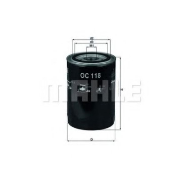 Filtre - Filtru ulei MAHLE ORIGINAL OC 118