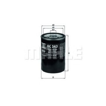 Filtre - Filtru ulei MAHLE ORIGINAL OC 243