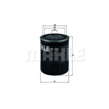 Filtre - Filtru ulei MAHLE ORIGINAL OC 262
