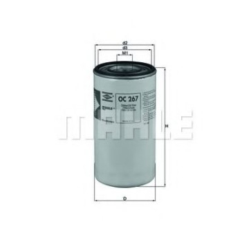 Filtre - Filtru ulei MAHLE ORIGINAL OC 267