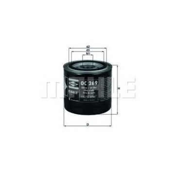 Filtre - Filtru ulei MAHLE ORIGINAL OC 269