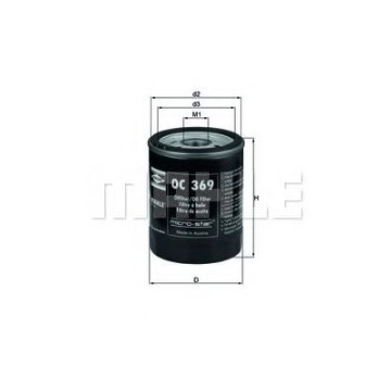 Filtre - Filtru ulei MAHLE ORIGINAL OC 369