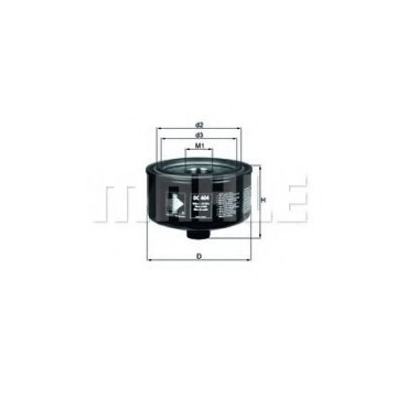 Filtre - Filtru ulei MAHLE ORIGINAL OC 404