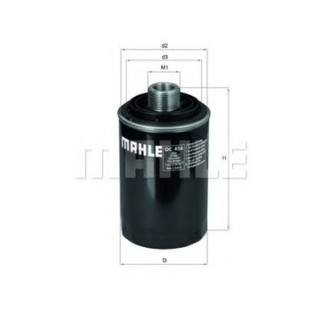 Filtre - Filtru ulei MAHLE ORIGINAL OC 456