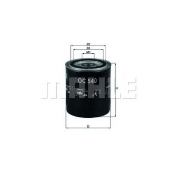 Filtre - Filtru ulei MAHLE ORIGINAL OC 540