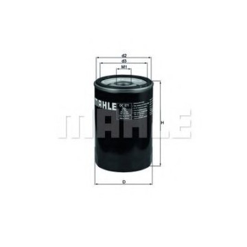 Filtre - Filtru ulei MAHLE ORIGINAL OC 571