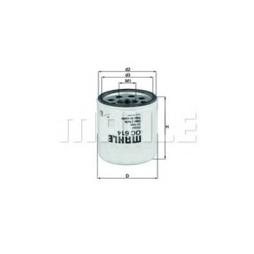 Filtre - Filtru ulei MAHLE ORIGINAL OC 614