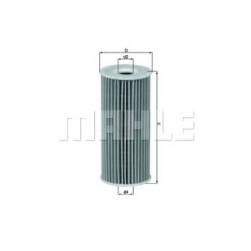 Filtre - Filtru ulei MAHLE ORIGINAL OX 201D