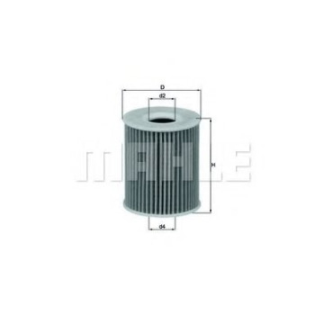 Filtre - Filtru ulei MAHLE ORIGINAL OX 422D