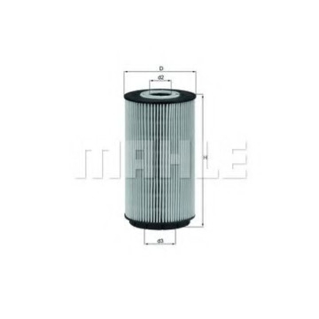 Filtre - Filtru ulei MAHLE ORIGINAL OX 557D