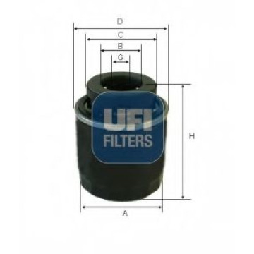 Filtre - Filtru ulei UFI 23.573.00