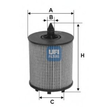 Filtre - Filtru ulei UFI 25.024.00