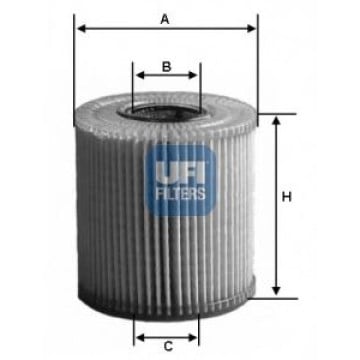 Filtre - Filtru ulei UFI 25.041.00