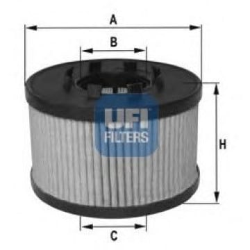 Filtre - Filtru ulei UFI 25.043.00