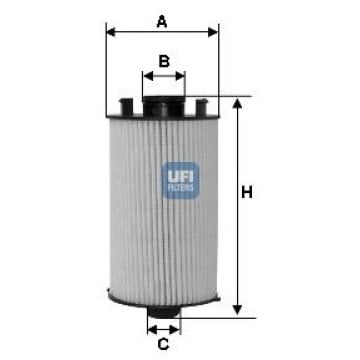 Filtre - Filtru ulei UFI 25.051.00