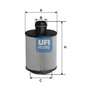 Filtre - Filtru ulei UFI 25.061.00