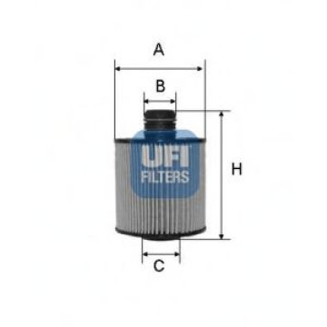 Filtre - Filtru ulei UFI 25.083.00