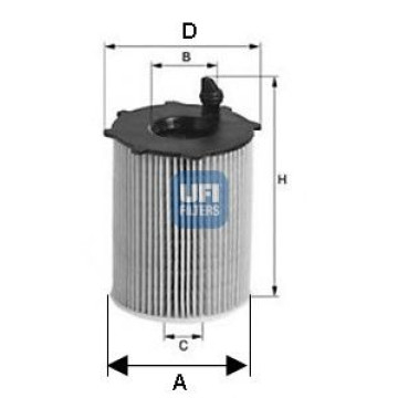Filtre - Filtru ulei UFI 25.084.00