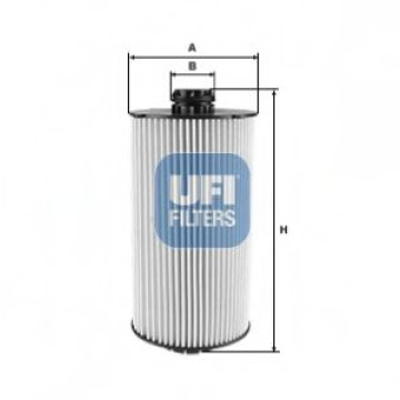 Filtre - Filtru ulei UFI 25.102.00