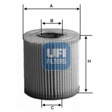 Filtre - Filtru ulei UFI 25.151.00